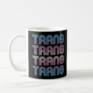Trans Retro Pride Kaffeetasse