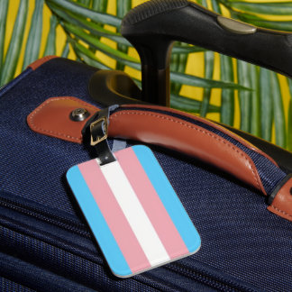 Trans Stolz Flagge Gepäckanhänger