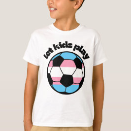 Trans-Stolz-Fußball T-Shirt
