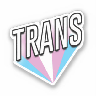 Trans Stolz Platzt Trans Aufkleber