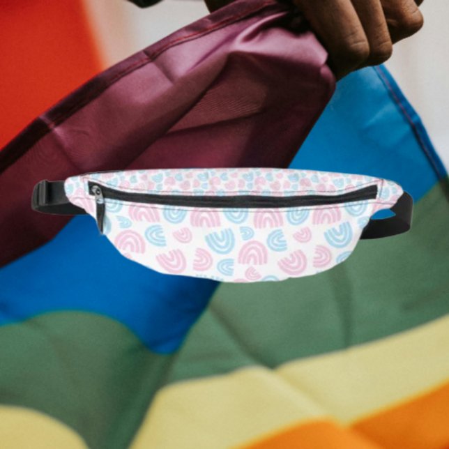 Trans-Stolz Regenbogen Bauchtasche (Von Creator hochgeladen)