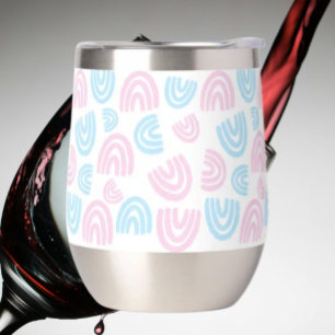 Trans Stolz Regenbogen Stielloser Weintumbler