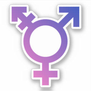 Trans-Stolz-Symbol Aufkleber