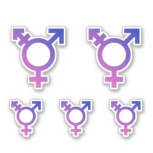 Trans-Stolz-Symbol Aufkleber