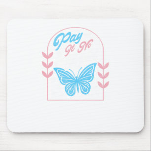 Trans Stolz Zahl es keine Beachtung Transgender Re Mousepad