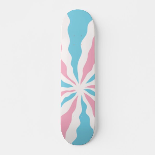trans swirl style skateboard (Vorne)