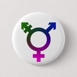 Trans* Symbolrosa/-BLAU/-GRÜN Button