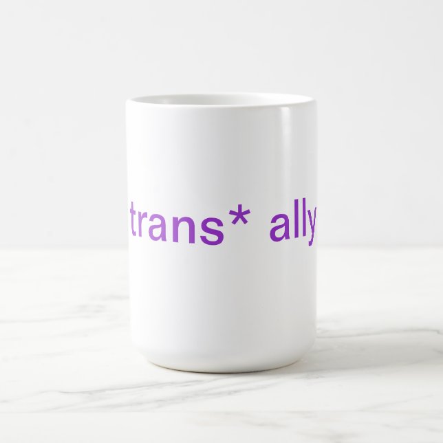 trans* Verbündet-Tasse Tasse (Mittel)