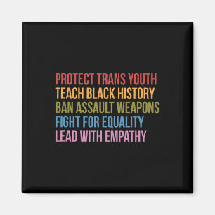 Trans Youth Teach Black History Ban Assault Weapon Magnet