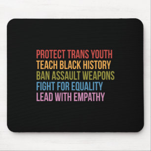 Trans Youth Teach Black History Ban Assault Weapon Mousepad