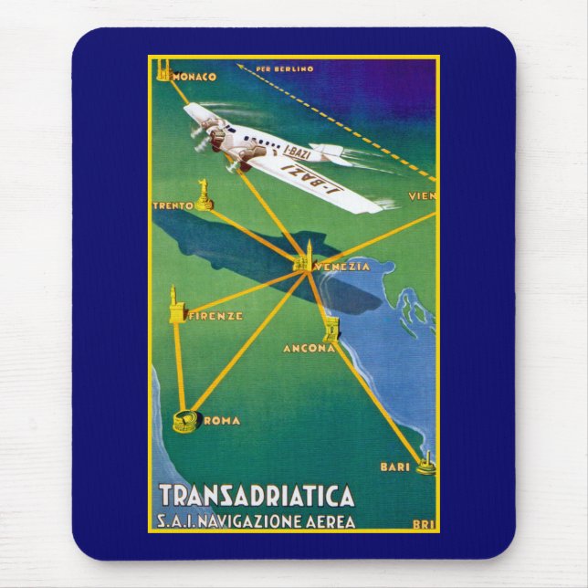 Transadriatica Navigazione Aerea Mousepad (Vorne)