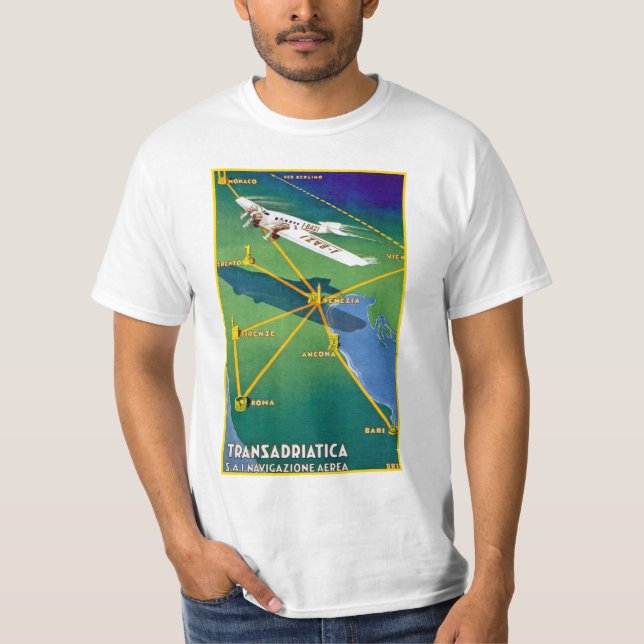 Transadriatica Navigazione Aerea T-Shirt (Vorderseite)