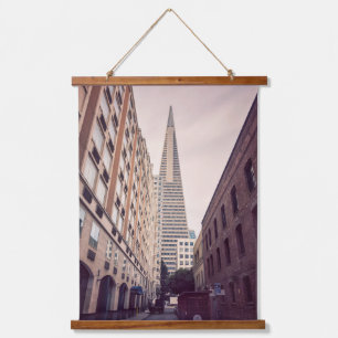 TransAmerica-Gebäude Wandteppich Mit Holzrahmen