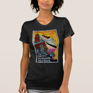 Transatlantische französische Linie T-Shirt