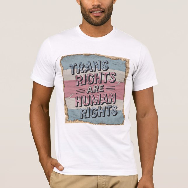 Transatlantische Rechte sind T - Shirt der Mensche (Vorderseite)