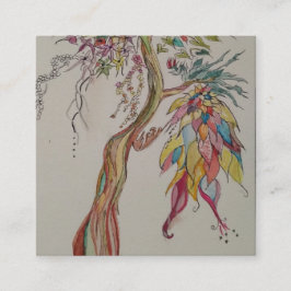 Transcending Ancestral Tree Quadratische Visitenkarte