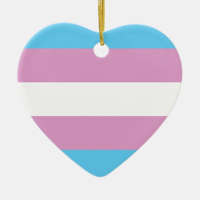 Transexual Stolz Keramik Ornament (Vorne)