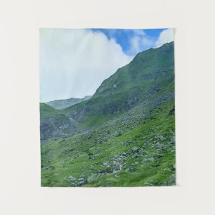Transfagarasan-Alpenhang – Rumänien Fotografie Wandteppich
