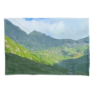 Transfagarasan Alpine Ansicht – Rumänien Bergkunst Kissenbezug