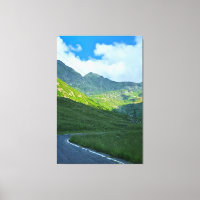 Transfagarasan Alpine Ansicht – Rumänien Bergkunst