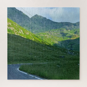 Transfagarasan Alpine Ansicht – Rumänien Bergkunst Puzzle