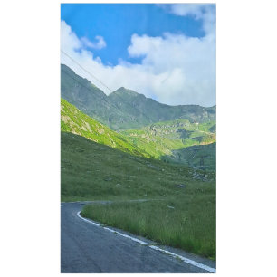 Transfagarasan Alpine Ansicht – Rumänien Bergkunst Tischdecke