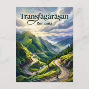 Transfăgărășan-Hochstraße Rumänien Postkarte