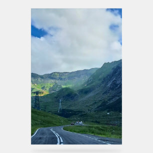 Transfagarasan-Straße – Karpaten-Gebirgsdruck Acrylschild