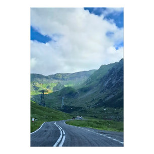 Transfagarasan-Straße – Karpaten-Gebirgsdruck Fotodruck