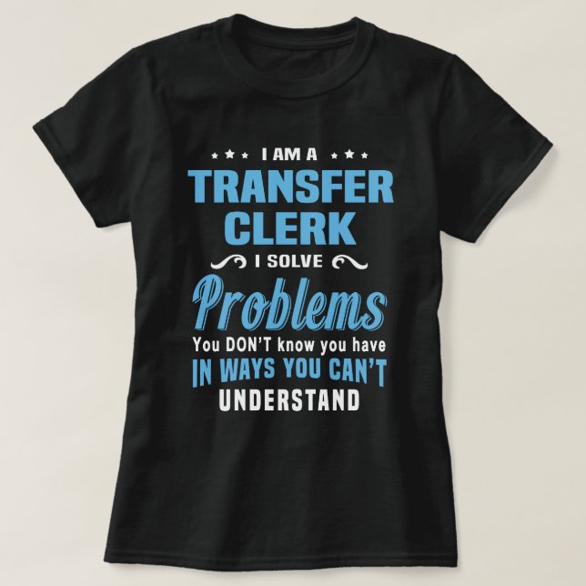 Transferbeamte T-Shirt (Design vorne)