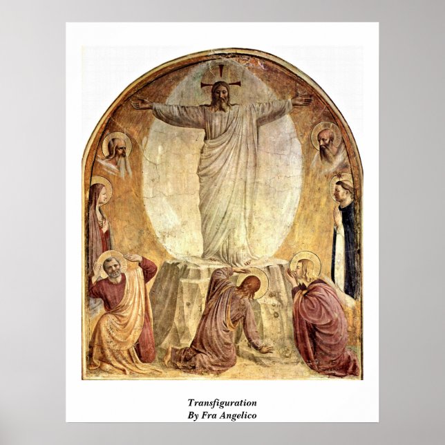 Transfiguration by Fra Angelico Poster (Vorne)