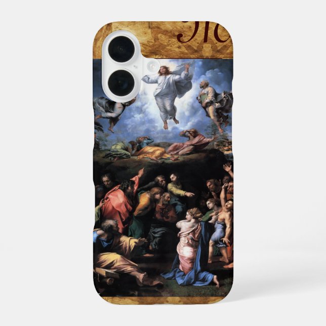 TRANSFIGURATION DES JESUS-Monogramms iPhone 16 Hülle (Rückseite)