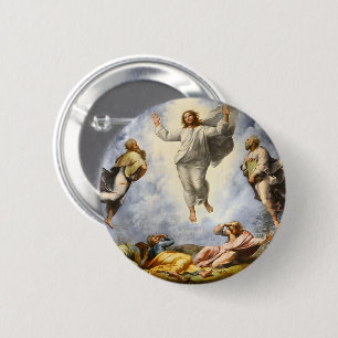 Transfiguration von Christus - Raphaello Sanzio Button