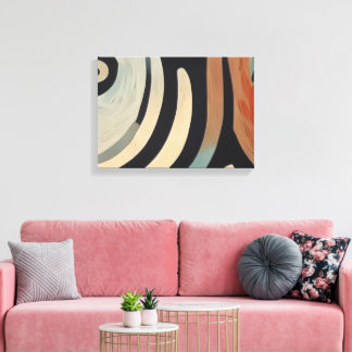 Transform Your Walls a Sacred Story Southwest Fish Leinwanddruck