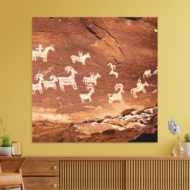 Transform Your Walls Into a Sacred Story Southwest Leinwanddruck (Insitu (Wohnzimmer))