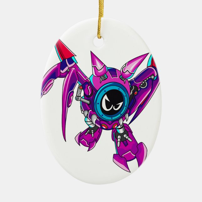 Transformable Battler Zauhawk Keramikornament (Vorne)