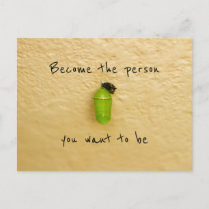 Transformation der Metamorphose-Änderungsunterstüt Postkarte