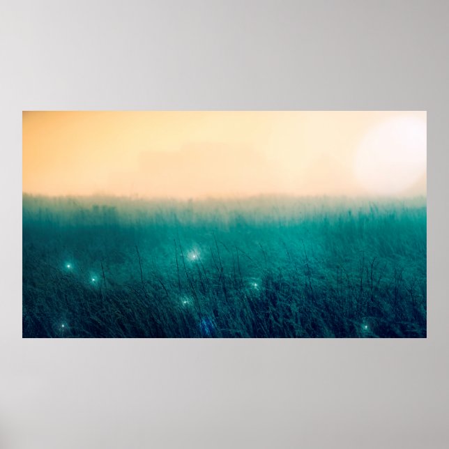 Transformation Grunge Textur Sonne Poster (Vorne)