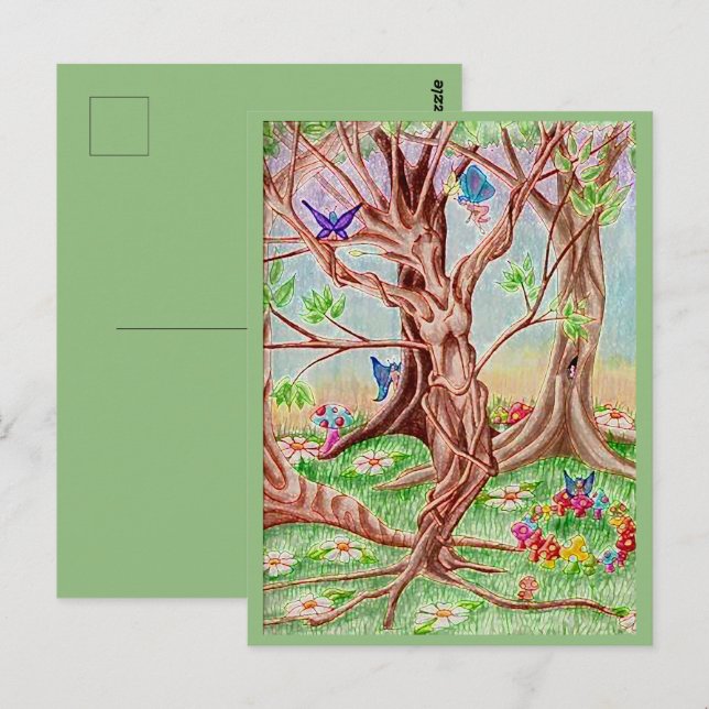 "Transformation" Postkarte (Vorne/Hinten)
