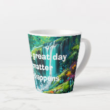 transformative Mantra Wasserfall Kaffeetasse