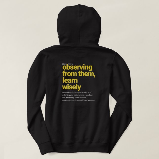 Transformative Weisheitsammlung Hoodie (Design Rückseite)
