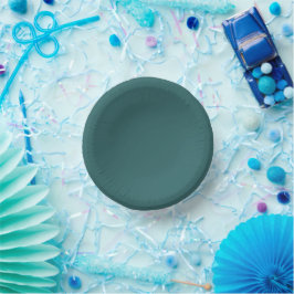 Transformatives Teal Pappteller