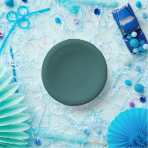 Transformatives Teal Pappteller