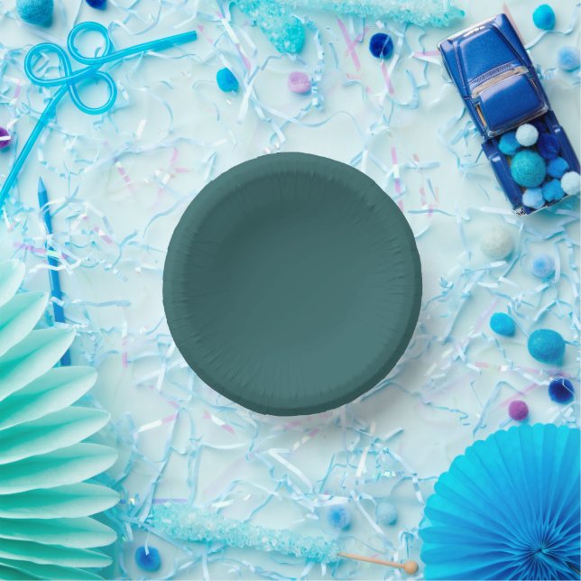 Transformatives Teal Pappteller (Party)