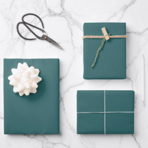 Transformatives Türkis Geschenkpapier Set