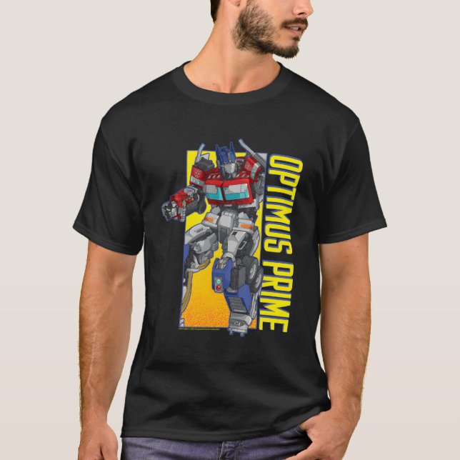 Transformatoren Aufstieg der Tiere animiert Optimu T-Shirt (Vorderseite)