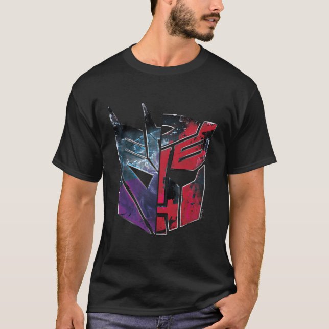 Transformatorkrieg für Cybertron Decepticon Autobo T-Shirt (Vorderseite)
