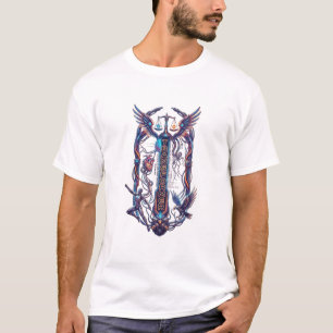 Transformer" Futuristisches Kybernetik-Grafik-T-Sh T-Shirt