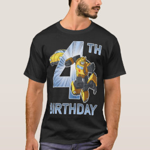 Transformers Bumblebee 4. Geburtstag T-Shirt