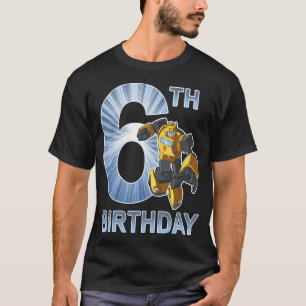Transformers Bumblebee 6. Geburtstag Vintag T-Shirt